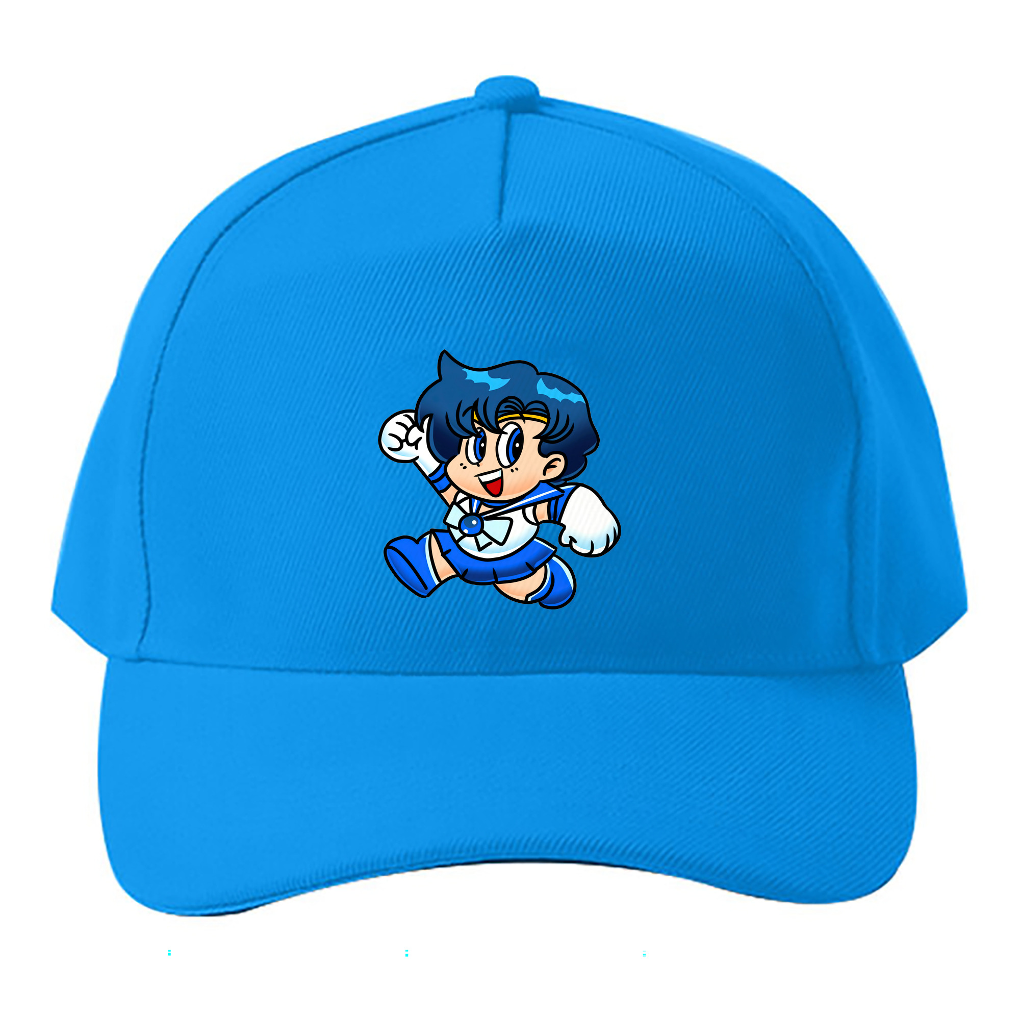（画像用） 美少女戦士セーラームーン 水野 亜美 みずの あみ Sailor Moon Mizuno Ami ベースボールキャップ 綿100％ 男女兼用 帽子 スポーツ